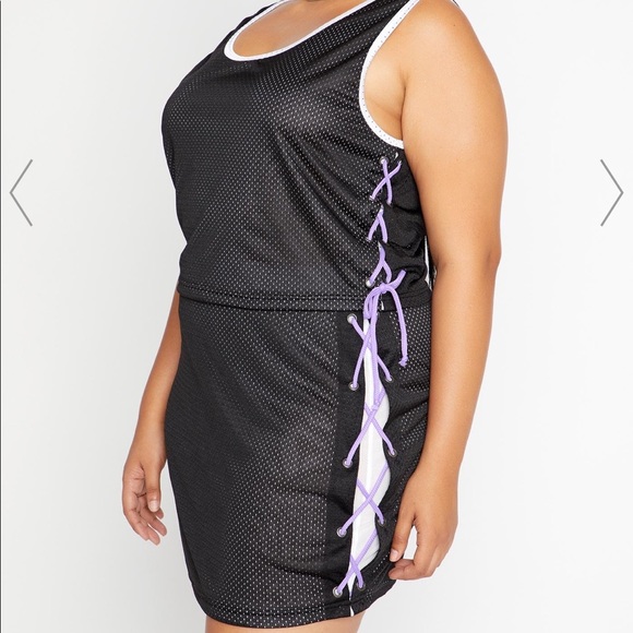 Plus Size-Dolls Kill MAD PLAYA HATAZ JERSY SET- - Picture 2 of 6